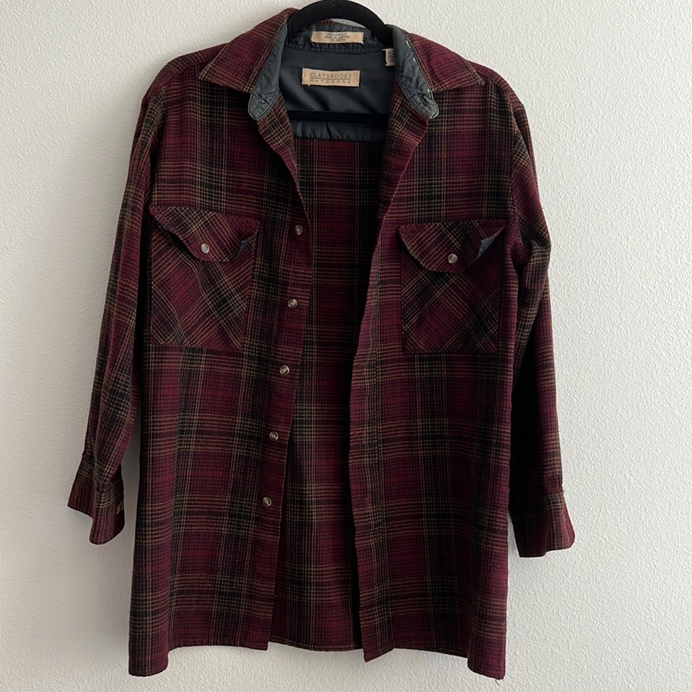 Vintage Oversized plaid flannel